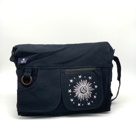 Large Cotton Laptop Bag - Picture 4 of 13